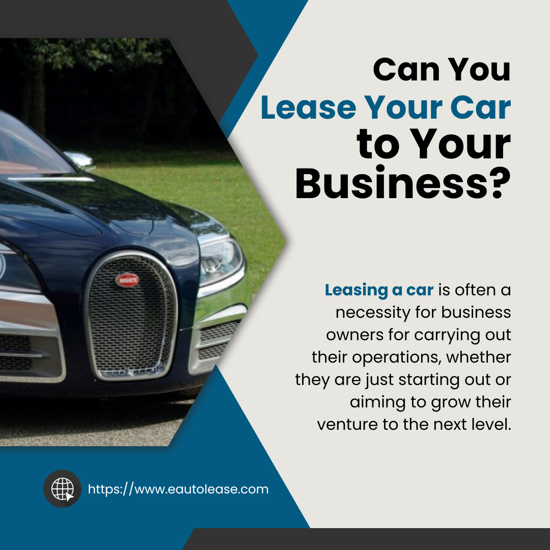 can you lease your car to your company